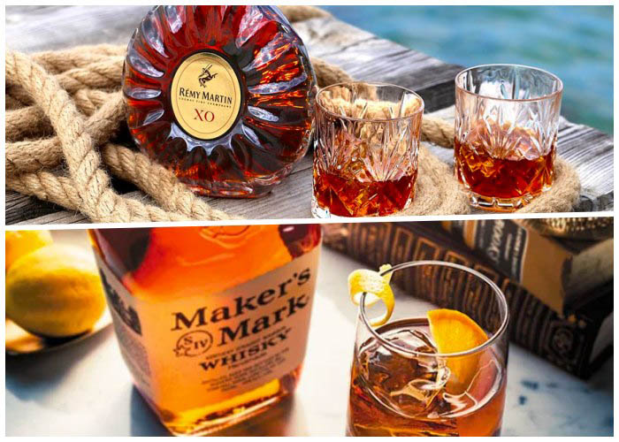 so sánh cognac với whisky