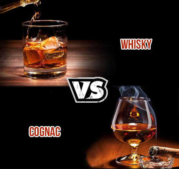 so sánh cognac và whisky