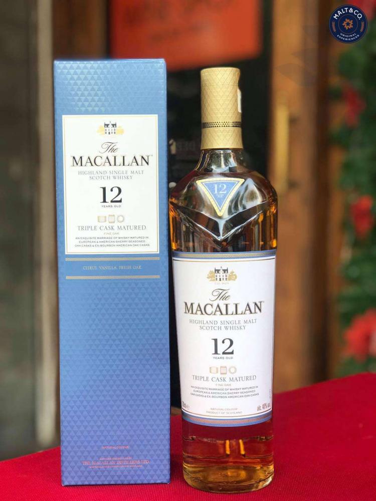 rượu macallan 12 triple cask