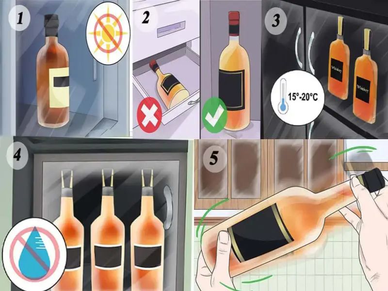 Bảo quản rượu Gin đúng cách cần quan tâm đến nhiều yếu tố.