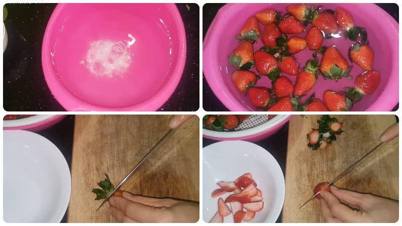 Các bước làm rượu vang dâu tây chi tiết 