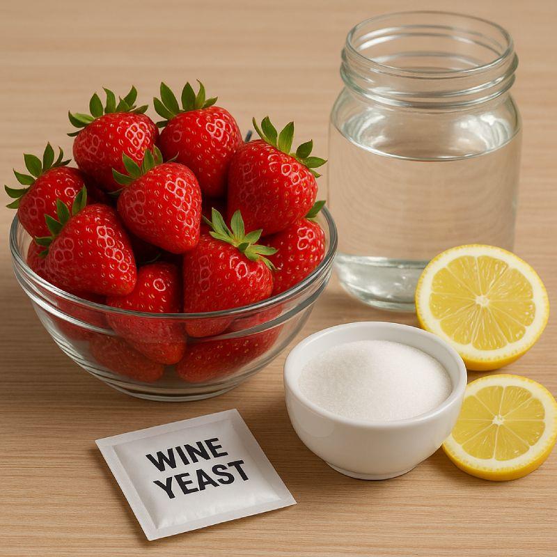 Hướng dẫn cách làm rượu vang dâu tây đơn giản tại nhà