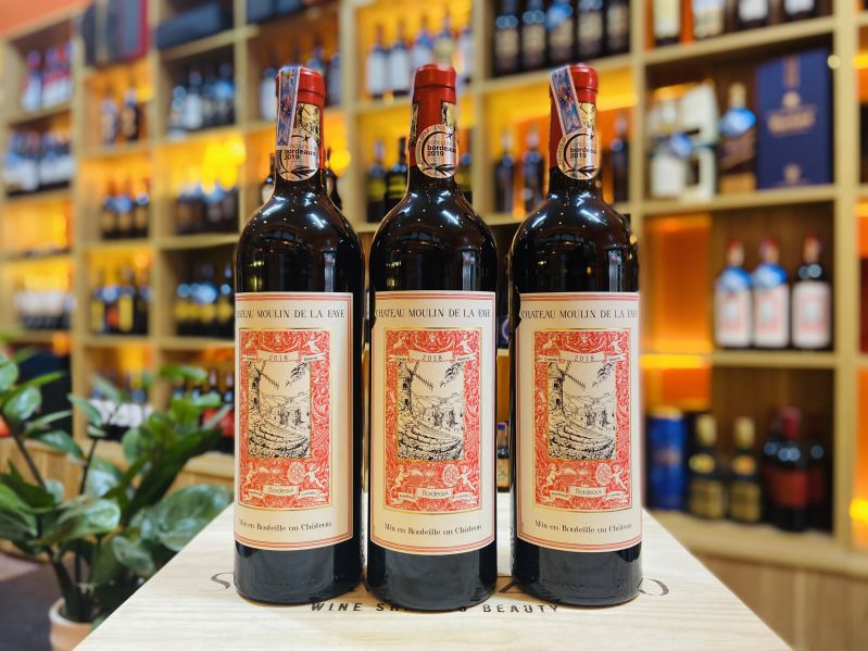Rượu vang Chateau Moulin Dela Faye 2017