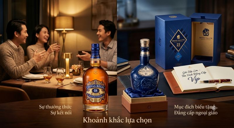 Chivas 18 và Chivas 21 khác nhau như thế nào?