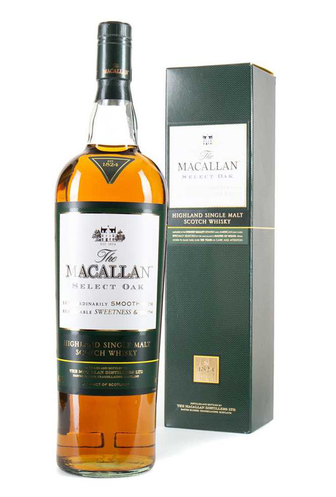 giá rượu macallan select oak
