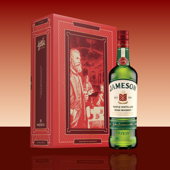 Rượu Jameson Irish hộp tổng thống F26 