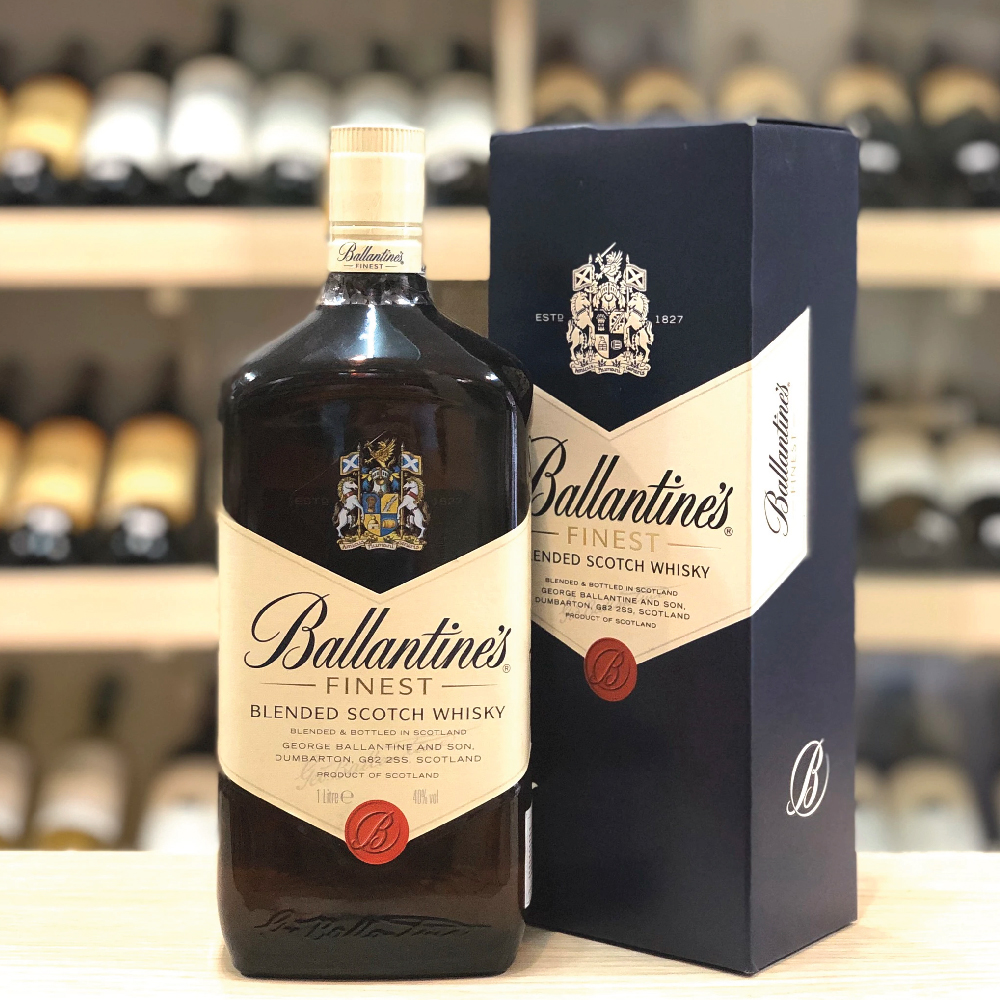 hướng dẫn cách uống rượu Ballantines 