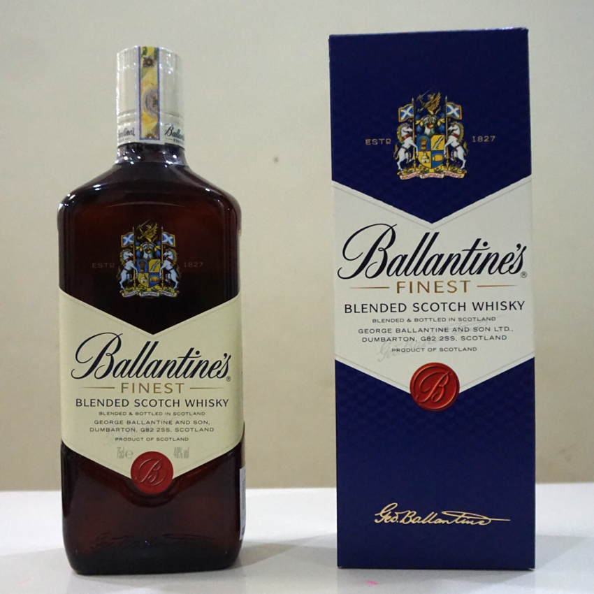 giá rượu ballantines không số