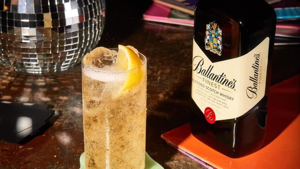 rượu ballantines pha với gì ngon nhất