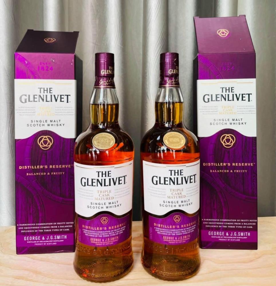 rượu Glenlivet và Glenfiddich