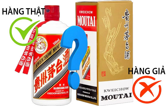 rượu mao đài thật giả