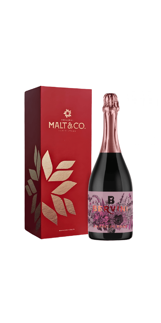Rượu Vang Sủi Bervini Rose