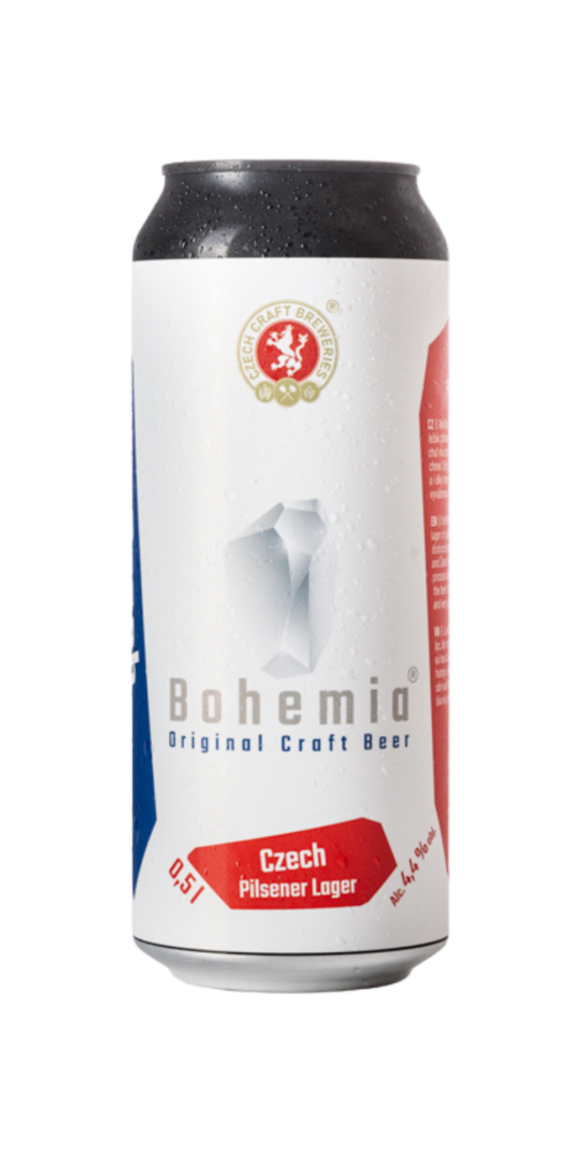 Bia lon Bohemia Pilsner Czech Lager