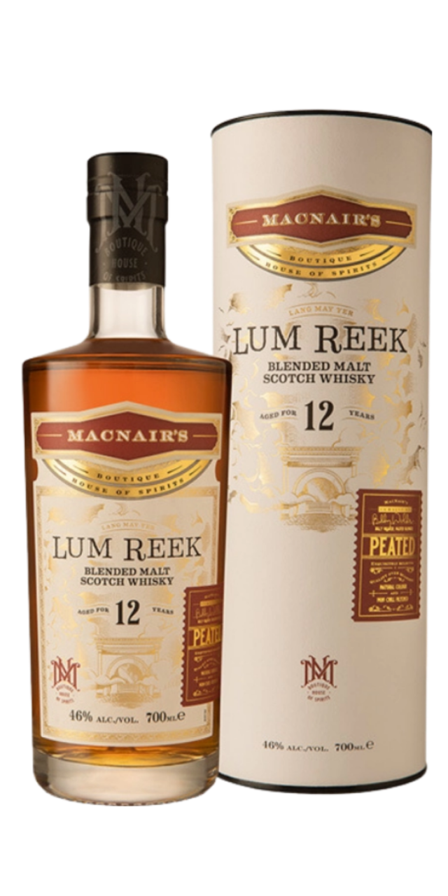 Rựou Macnair’s Lum Reek Peated 12 năm Blend Malt