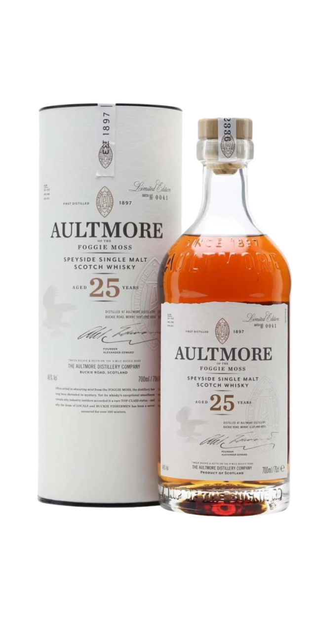 Rượu Aultmore 25 Năm box