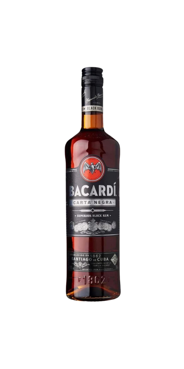 Rượu Bacardi Carta Negra Superior Black Rum