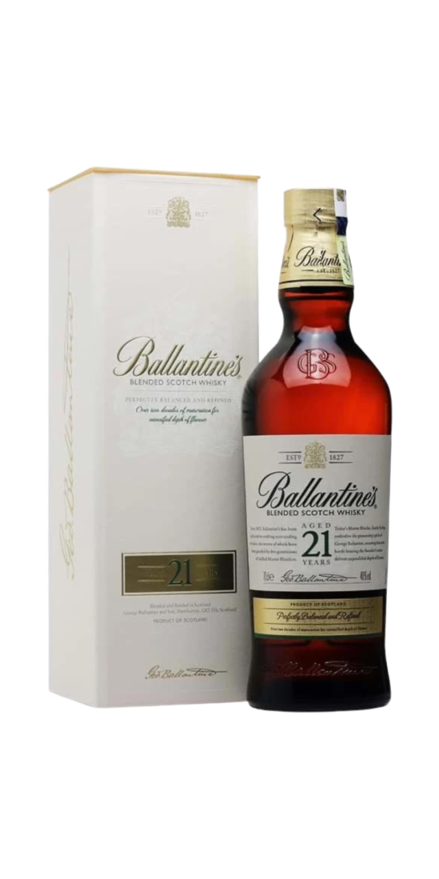 Rượu Ballantines 21 Năm box