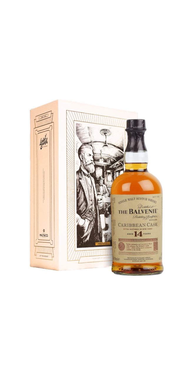Rượu Balvenie 14 uk kèm hộp ly f26