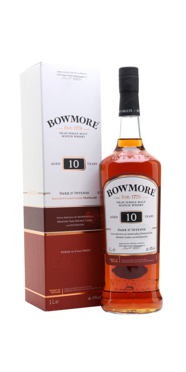 Rượu Bowmore 10 Năm box