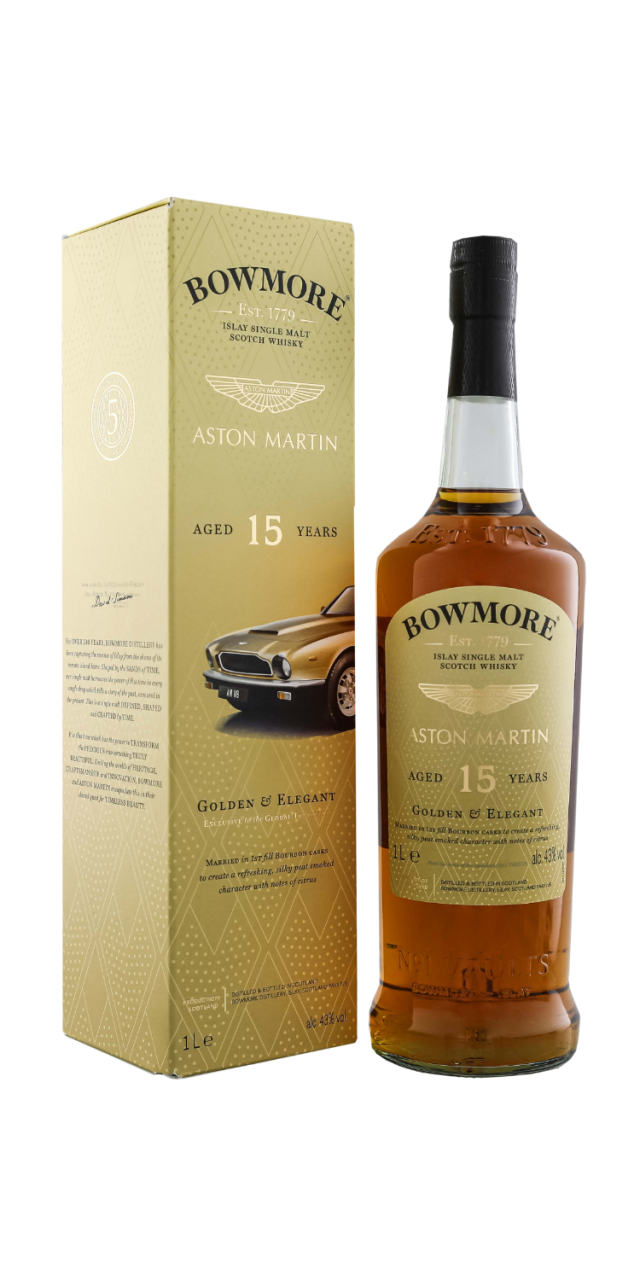 Rượu Bowmore 15 Năm Aston Martin box