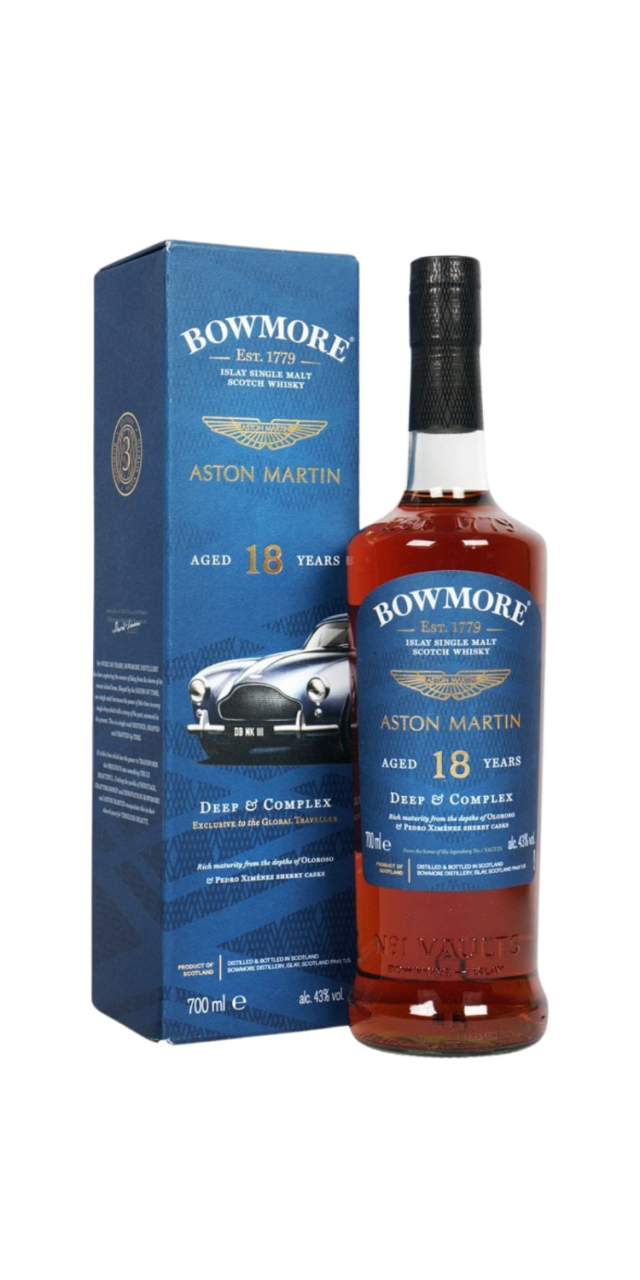 Rượu Bowmore 18 Năm Aston Martin box