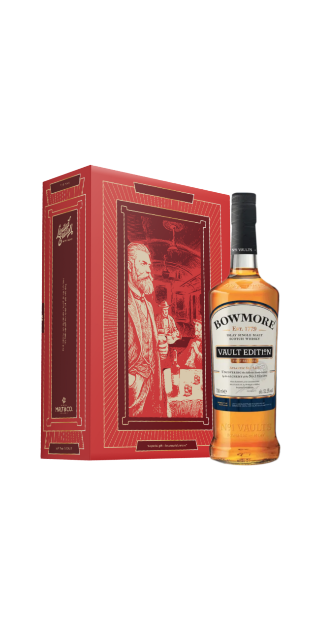 Rượu Bowmore Vault Edition kèm hộp tổng thống f26