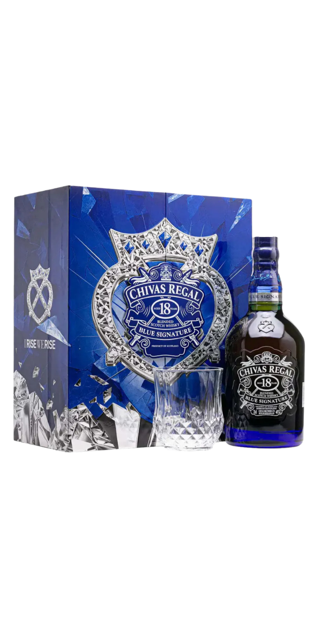 Rượu Chivas 18 Năm Blue hộp quà Tết