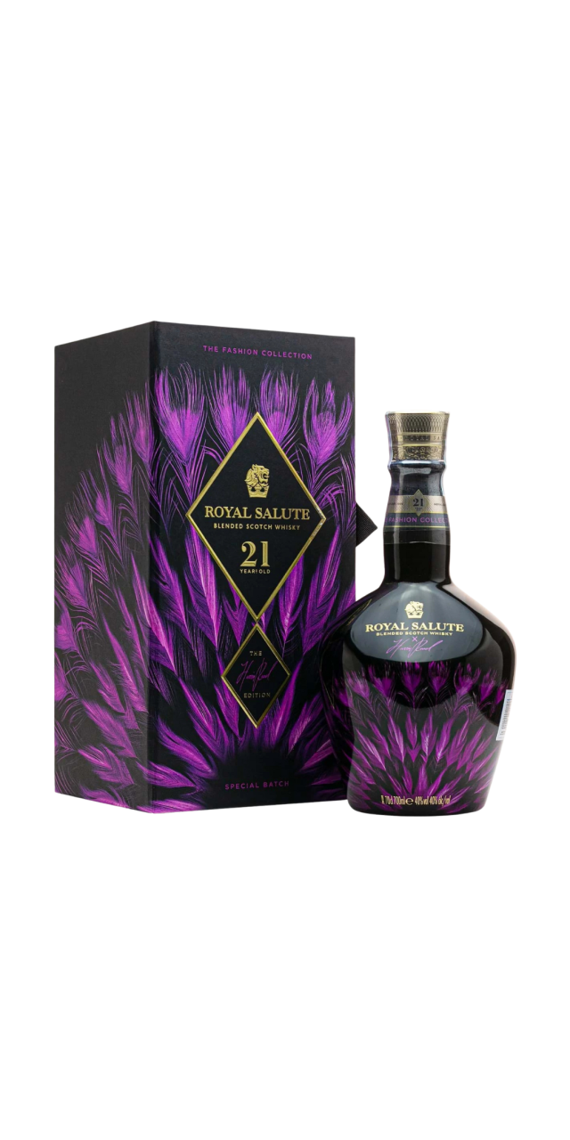 Rượu Chivas 21 Royal Salute Harris Reed Tím