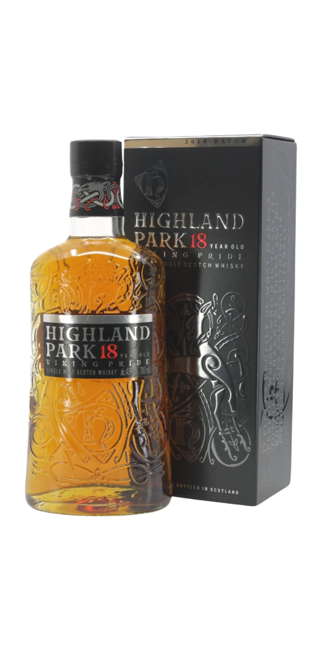 Rượu Highland Park 18 Năm Viking Pride box