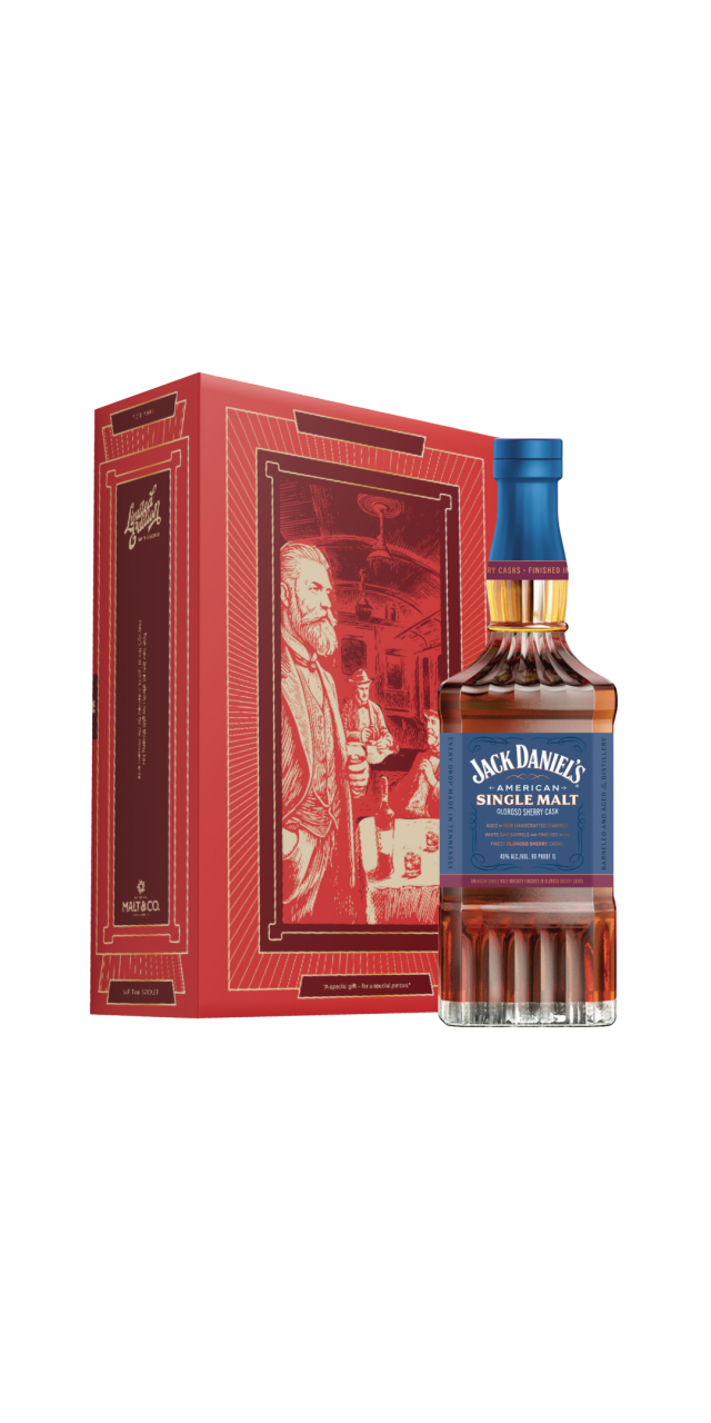 Rượu Jack Daniel's American Single Malt kèm hộp tổng thống f26