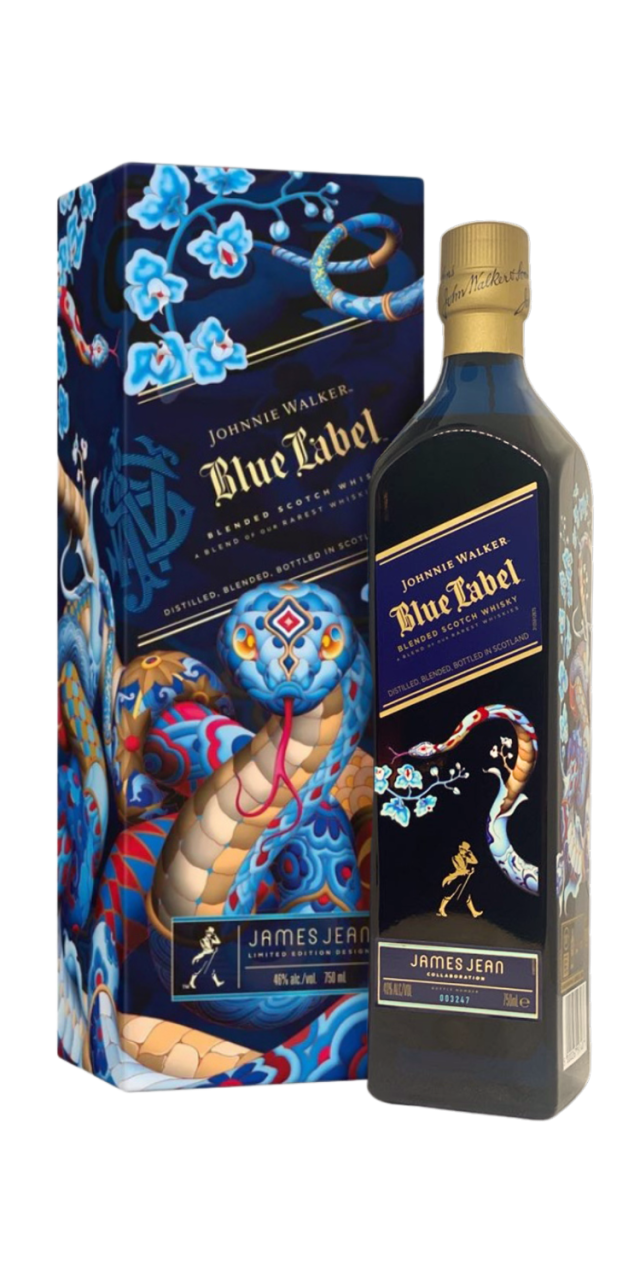 Rượu Johnnie Walker Blue Label Snake x James Jean