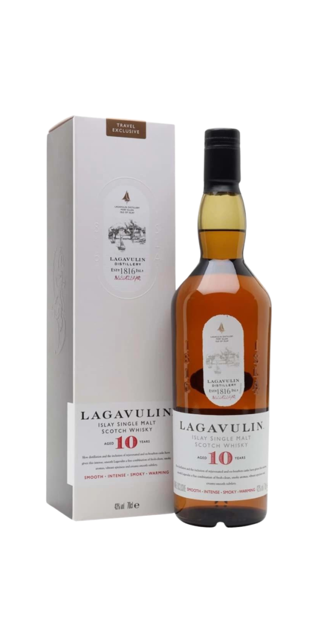 Rượu Lagavulin 10 Năm box