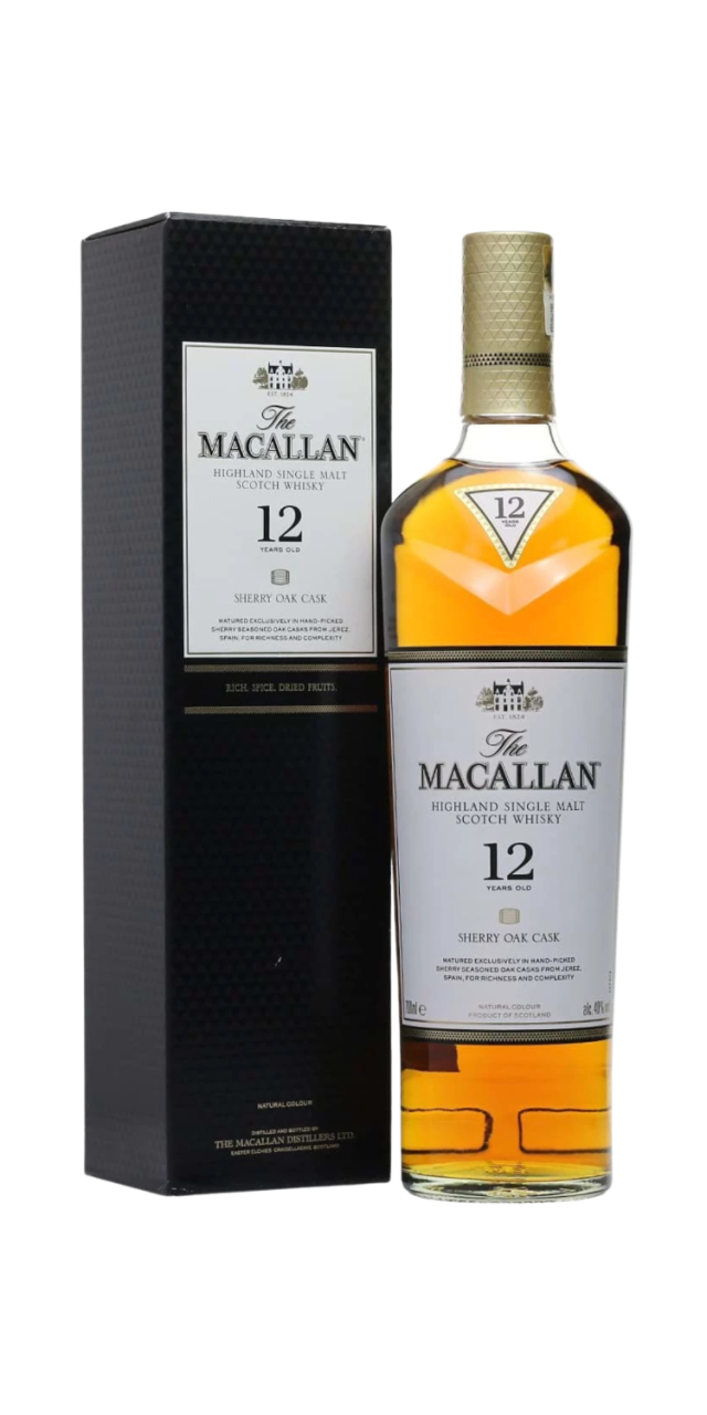 Rượu Macallan 12 Sherry Oak UK 1