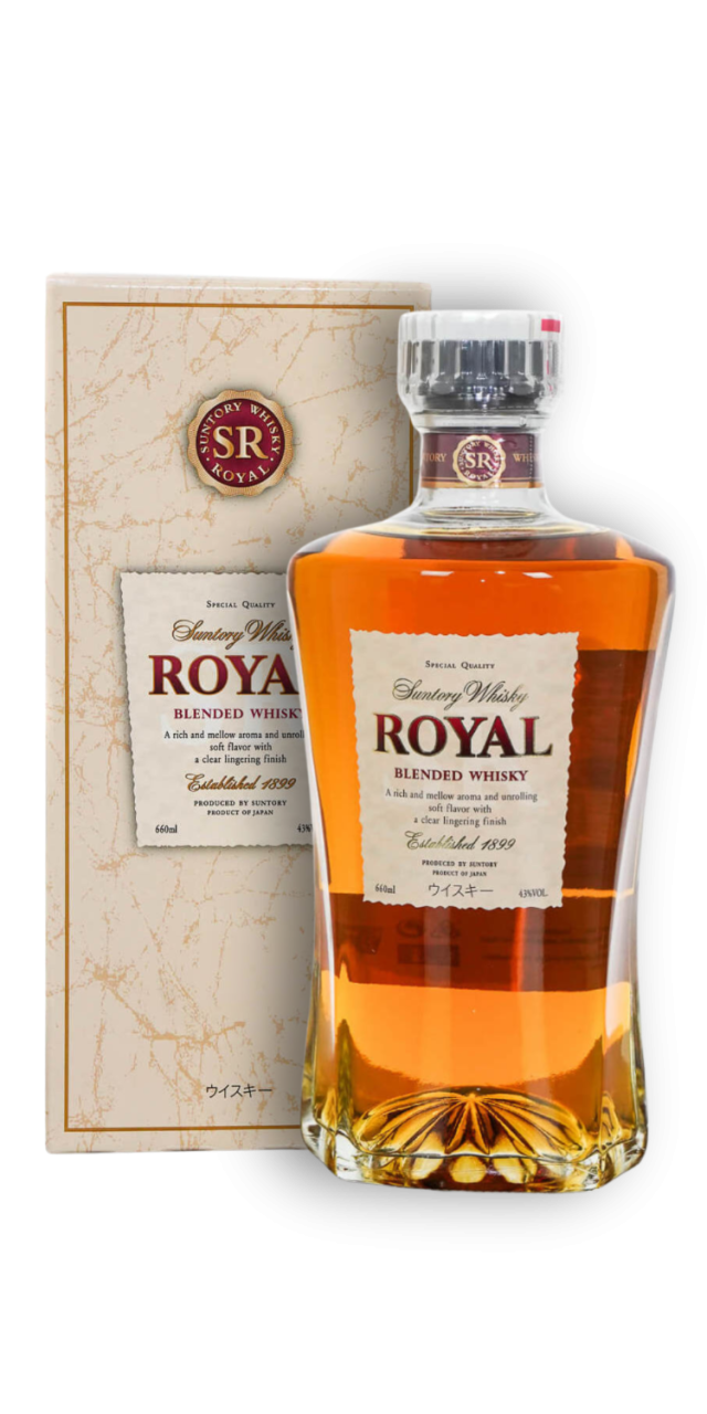Rượu Royal Suntory Whisky box