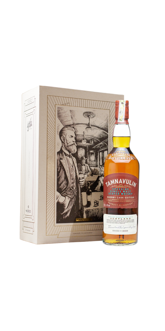 Rượu Tamnavulin sherry cask kèm hộp tổng thống f26