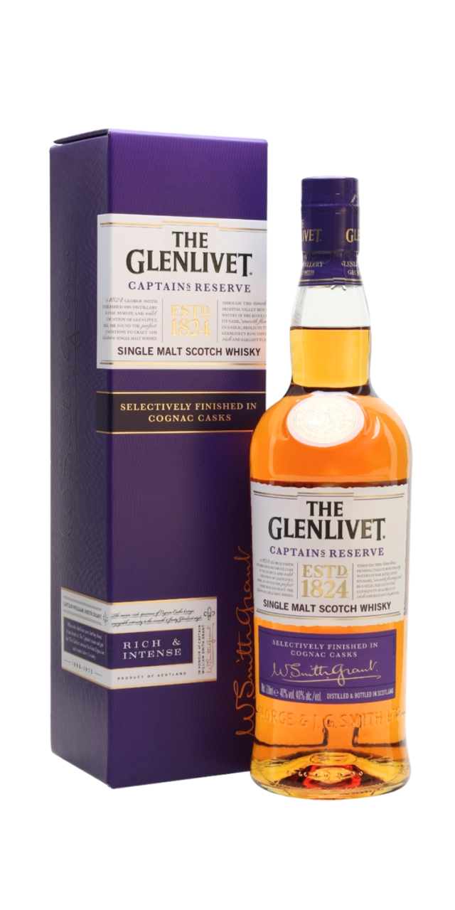 Rượu The Glenlivet Captain's Reserve box