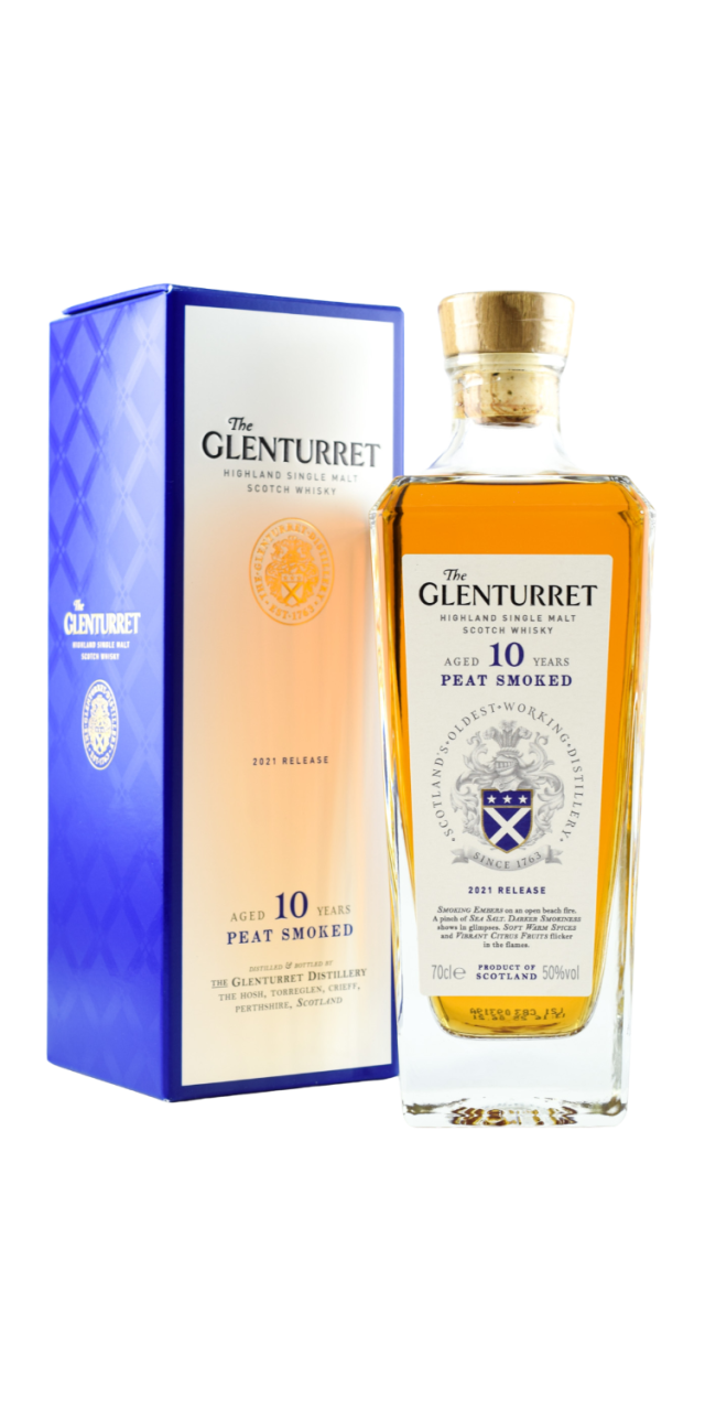 Rượu The Glenturret 10 Peat Smoked box
