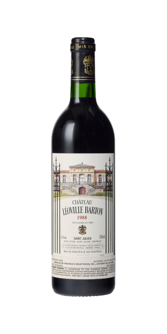 Rượu vang Pháp đỏ Chateau Leoville Barton 1988 Grand Cru Classe