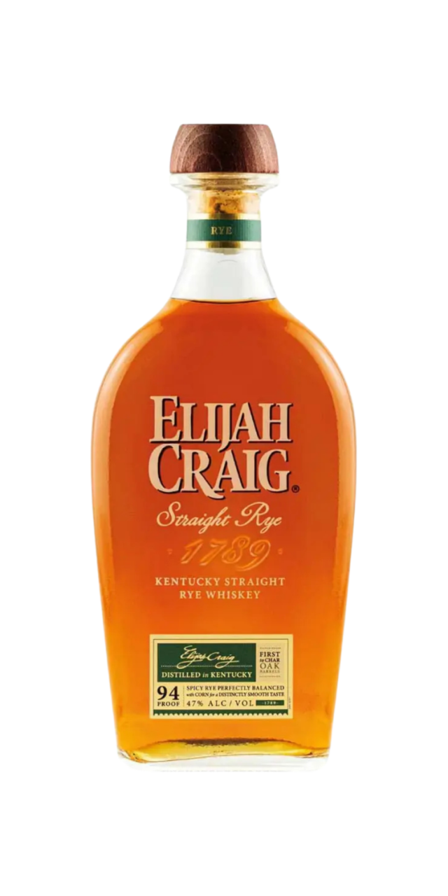 Rượu Whisky Elijah Craig Straight RYE 1789.