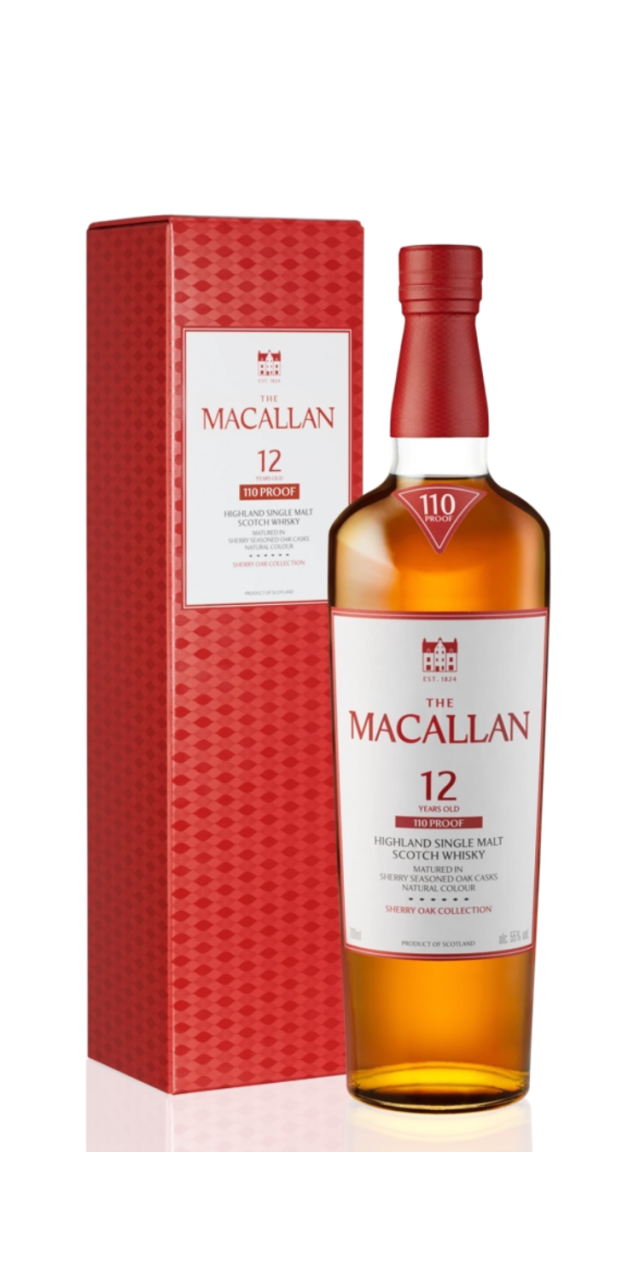 Rượu Whisky Macallan 12 Sherry Oak 110 Proof