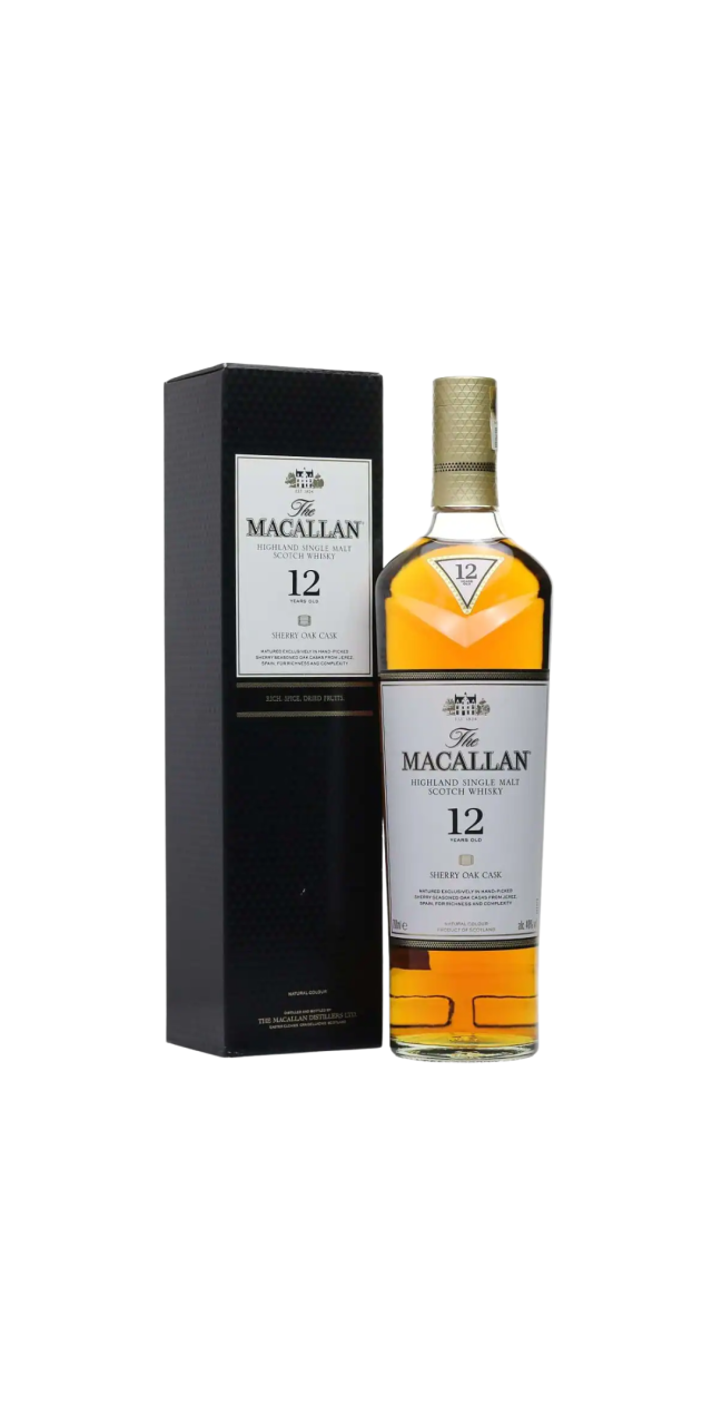 Rượu Macallan 12 Sherry Oak New 2025