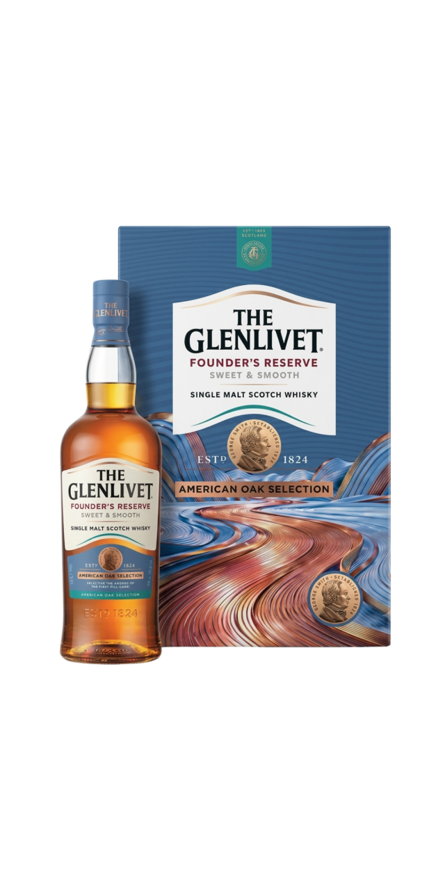 Rượu Glenlivet xanh Founder Reserve hộp qùa tết 2027