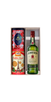 Set rượu Whisky jameson kèm hộp bánh trà f26