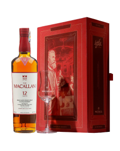 Rượu Macallan 12 sherry mẫu mới k&egrave;m hộp qu&agrave; Đỏ