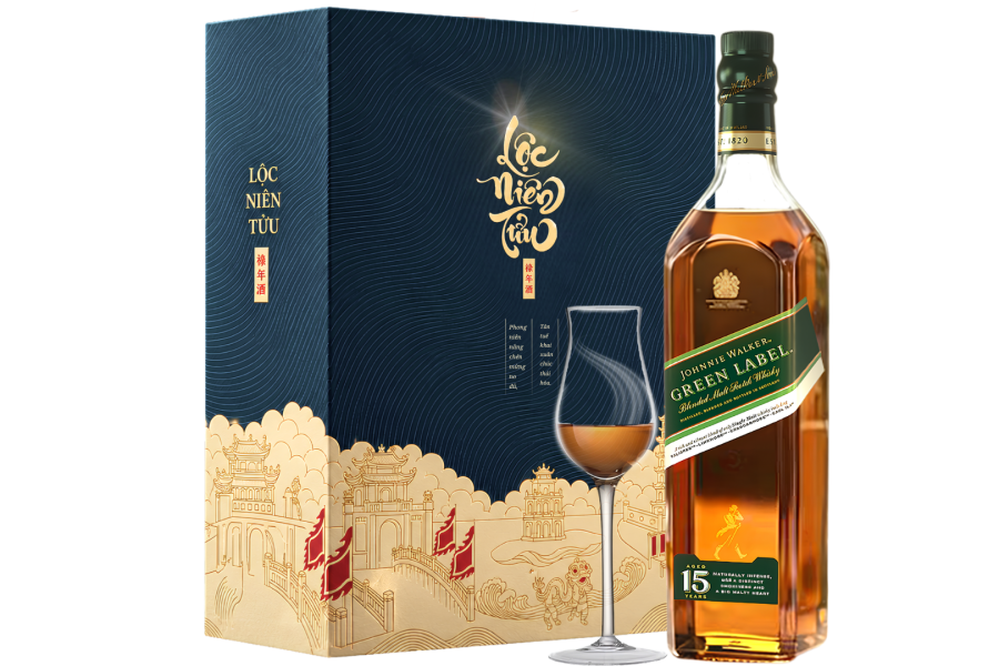 Johnnie Walker Green Label Lộc Niên Tửu Xanh