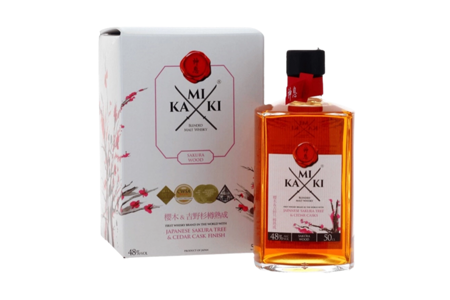 Rượu kamiki Sakura wood
