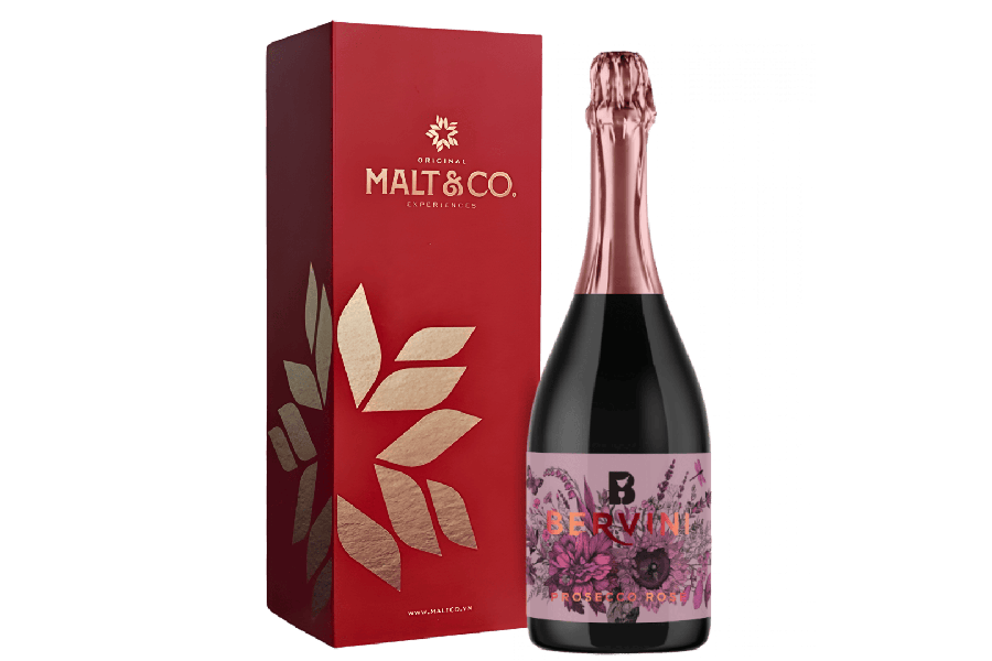 Rượu Vang Sủi Bervini Rose