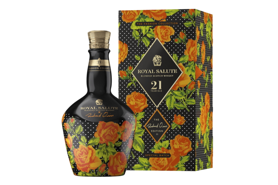 Rượu Chivas 21 năm Royal Salute Richard Quinn Rose Edition