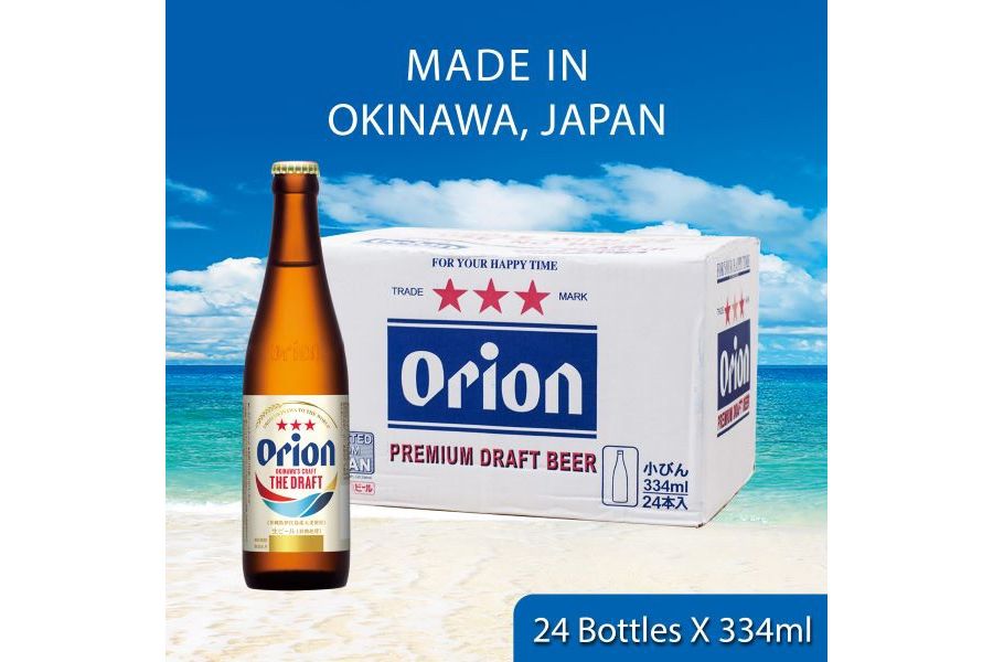 Bia Orion Draft Beer Chai 334ml