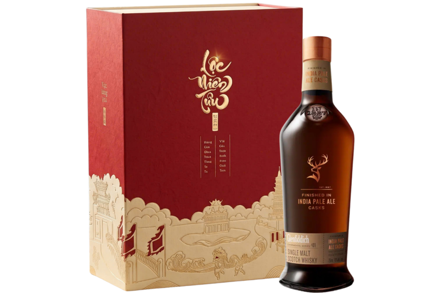Glenfiddich IPA Lộc Niên Tửu đỏ